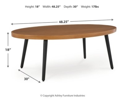 Horizon Hall Outdoor Sofa, 2 Lounge Chairs, Ottoman and Coffee Table - Image 4