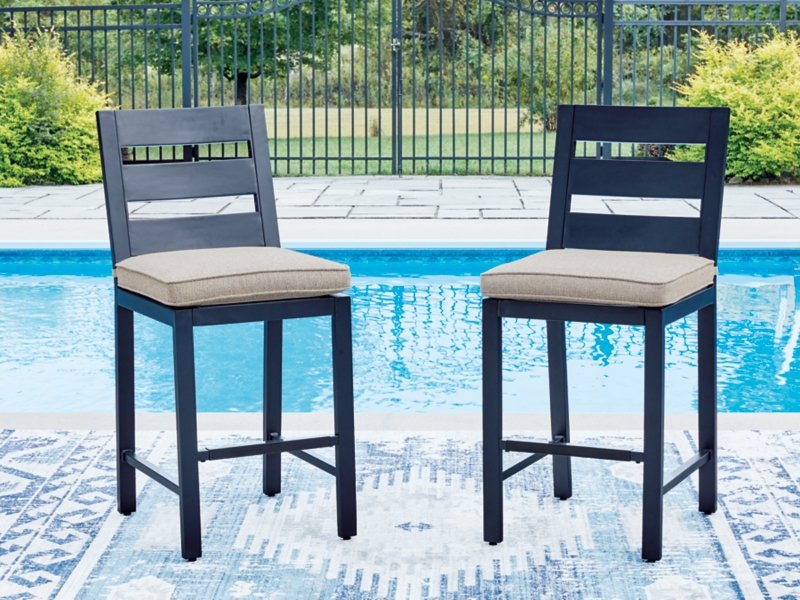 Mabry Shores Outdoor Counter Height Bar Stool (Set of 2) - Image 3