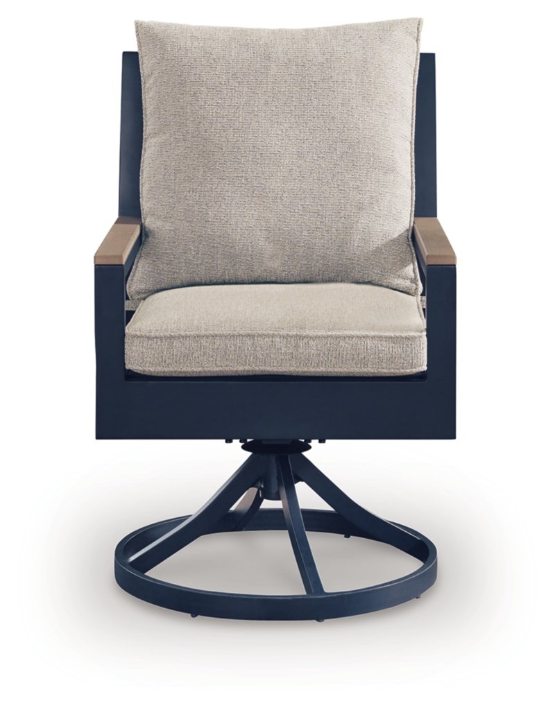 Mabry Shores Outdoor Swivel Chair with Cushion (Set of 2) - Image 5