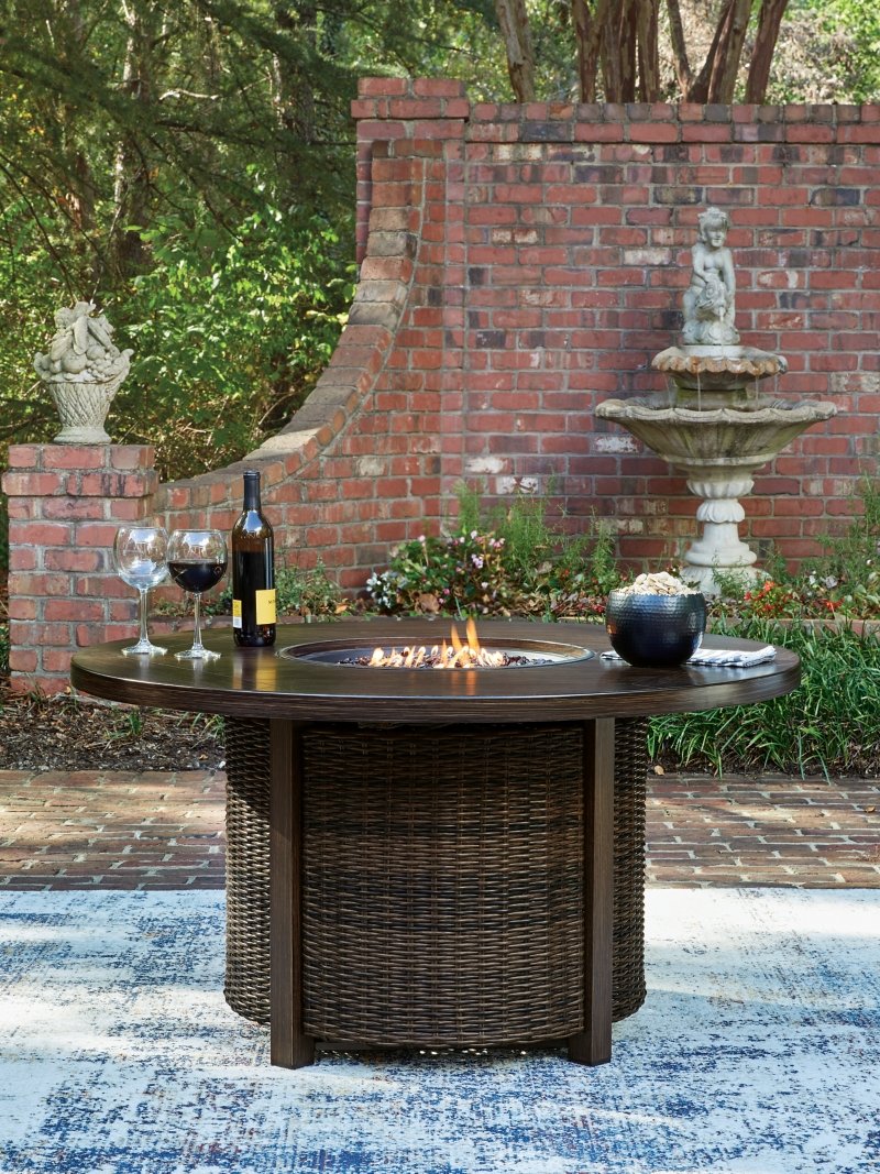Drakes Beach Outdoor Fire Pit Table - Image 3