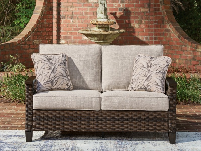 Drakes Beach Outdoor Loveseat with Cushion - Image 3