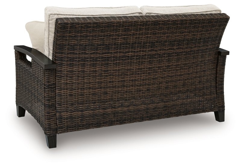 Drakes Beach Outdoor Loveseat with Cushion - Image 5