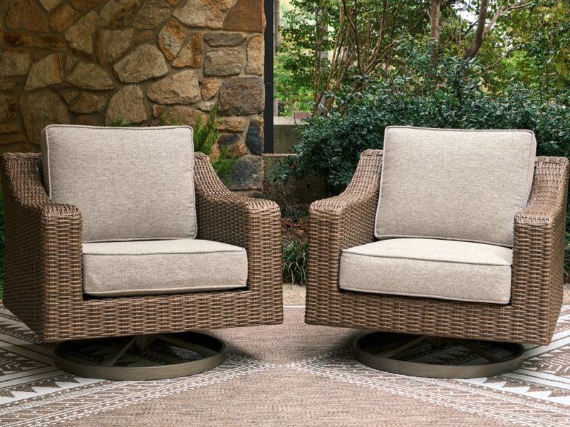 Carmel Bay Swivel Lounge with Cushion - Image 6