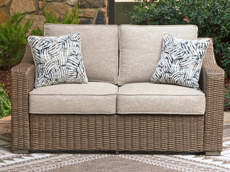 Carmel Bay Outdoor Loveseat with Cushion - Image 3