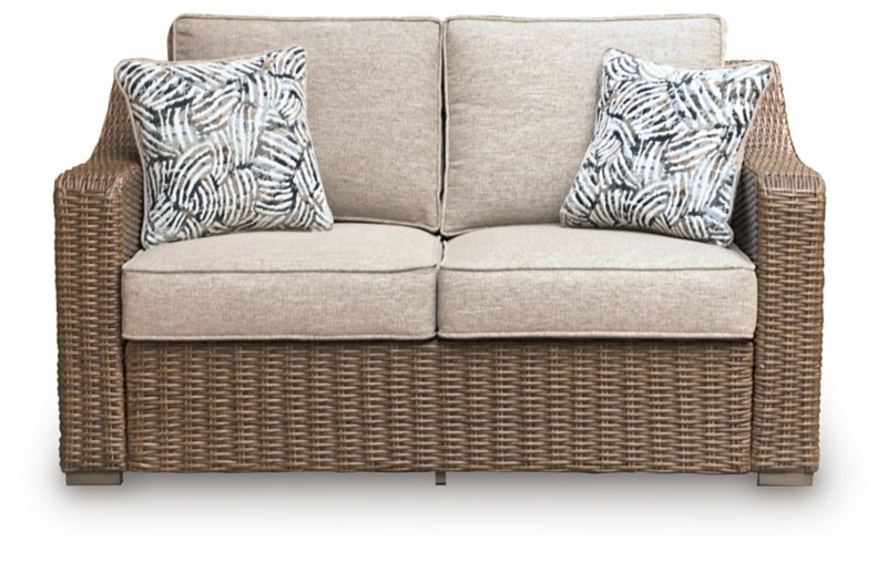 Carmel Bay Outdoor Loveseat with Cushion - Image 4
