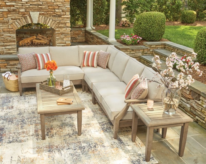 Clare View 4-Piece Outdoor Sectional - Image 3