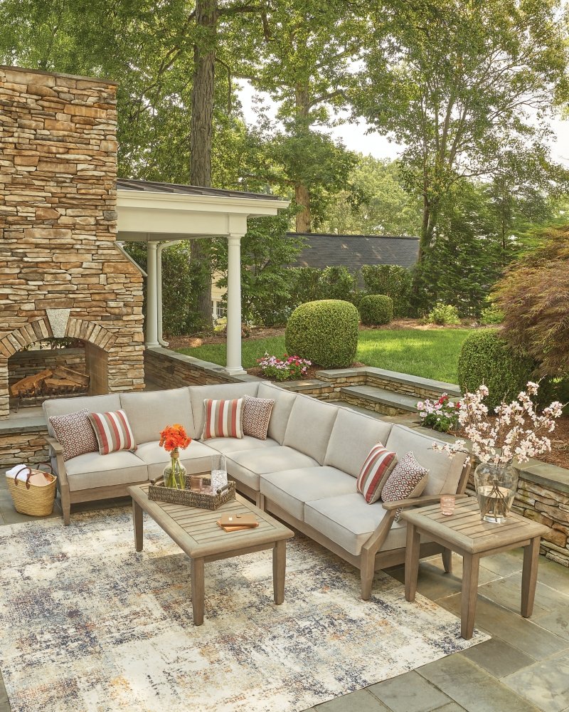 Clare View 4-Piece Outdoor Sectional - Image 4