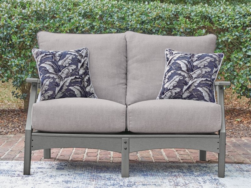 Lone View Bay Outdoor Loveseat with Cushion - Image 3