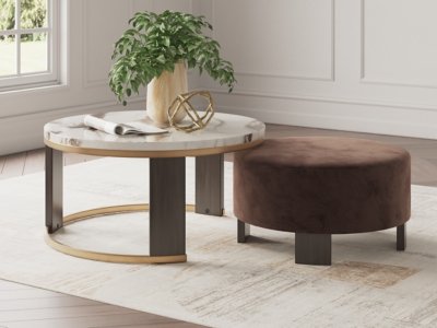 Jazmore Coffee Table and 2 Ends - Image 11