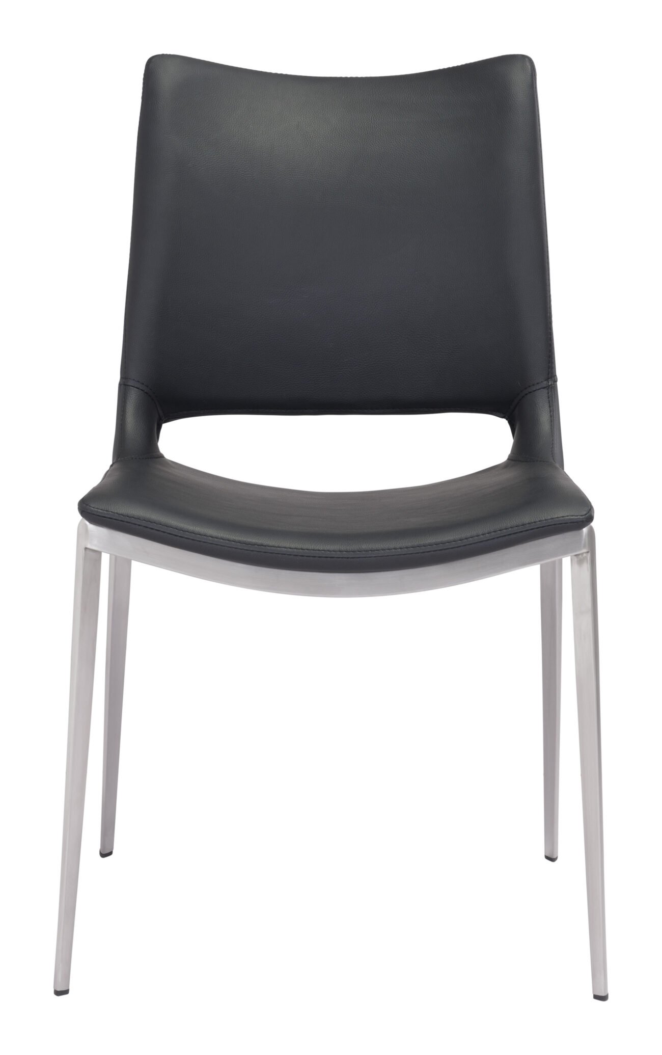 Ace Dining Chair (Set of 2) Black & Silver - Image 6