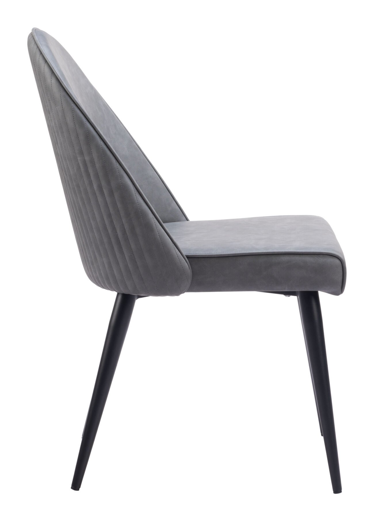 Silloth Armless Dining Chair (Set of 2) Gray - Image 2
