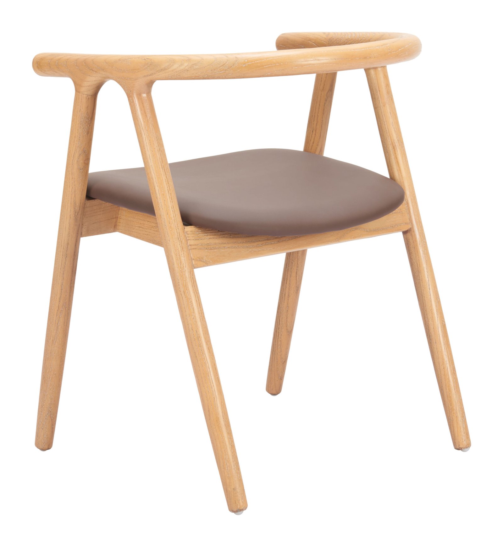 Peker Dining Chair (Set of 2) Brown & Natural - Image 7