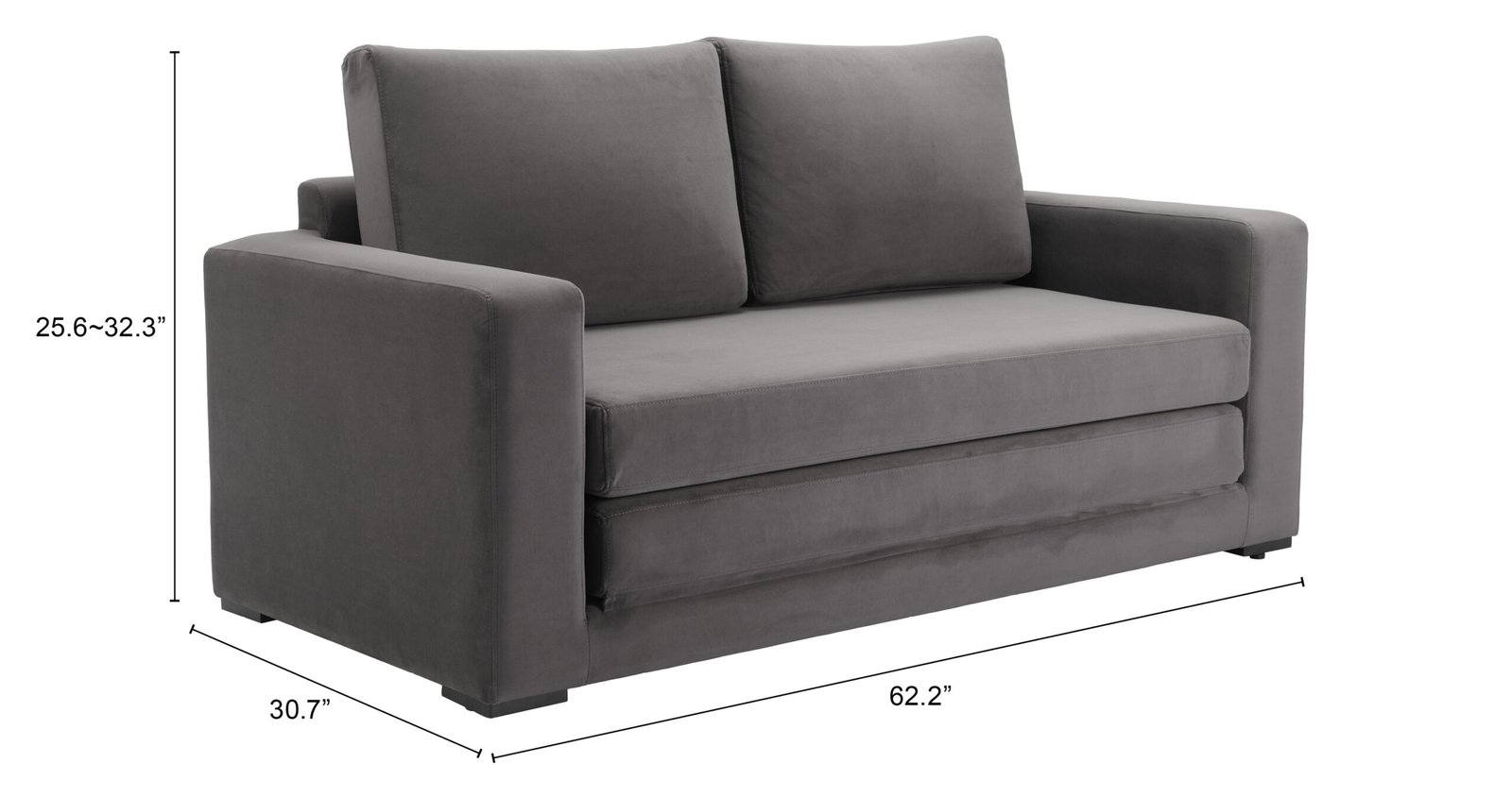 Jide Sleeper Sofa Gray - Image 10