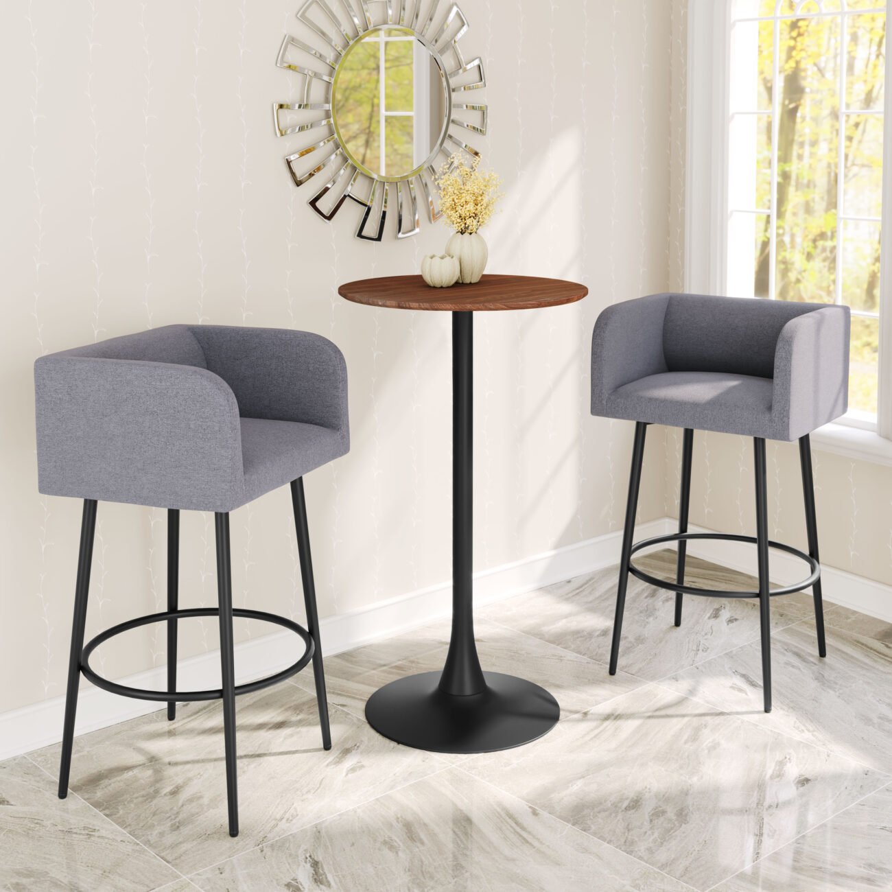 Auray Bar Table Brown