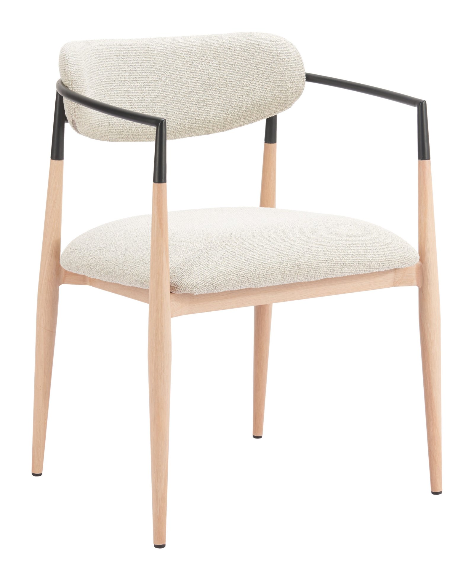 Equinox Dining Chair (Set of 2) Oyster Gray & Natural - Image 9