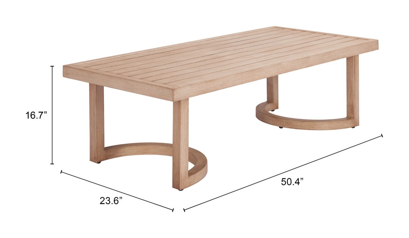Leto Coffee Table Brown - Image 8