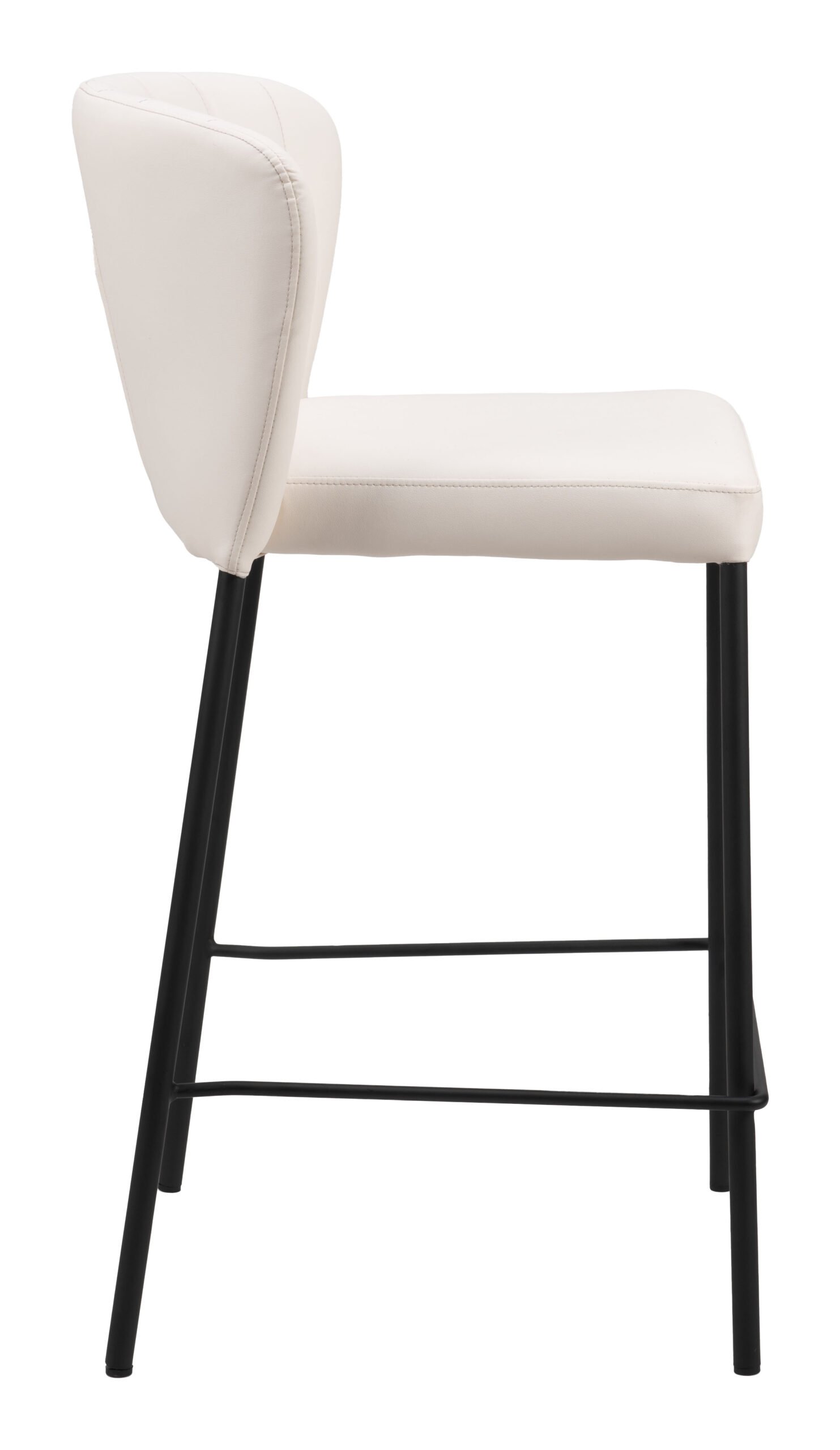 Linz Counter Stool (Set of 2) Cream - Image 2