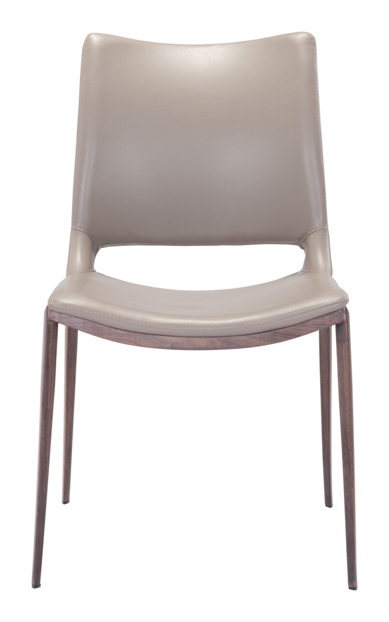 Ace Dining Chair (Set of 2) Brown & Walnut - Image 5