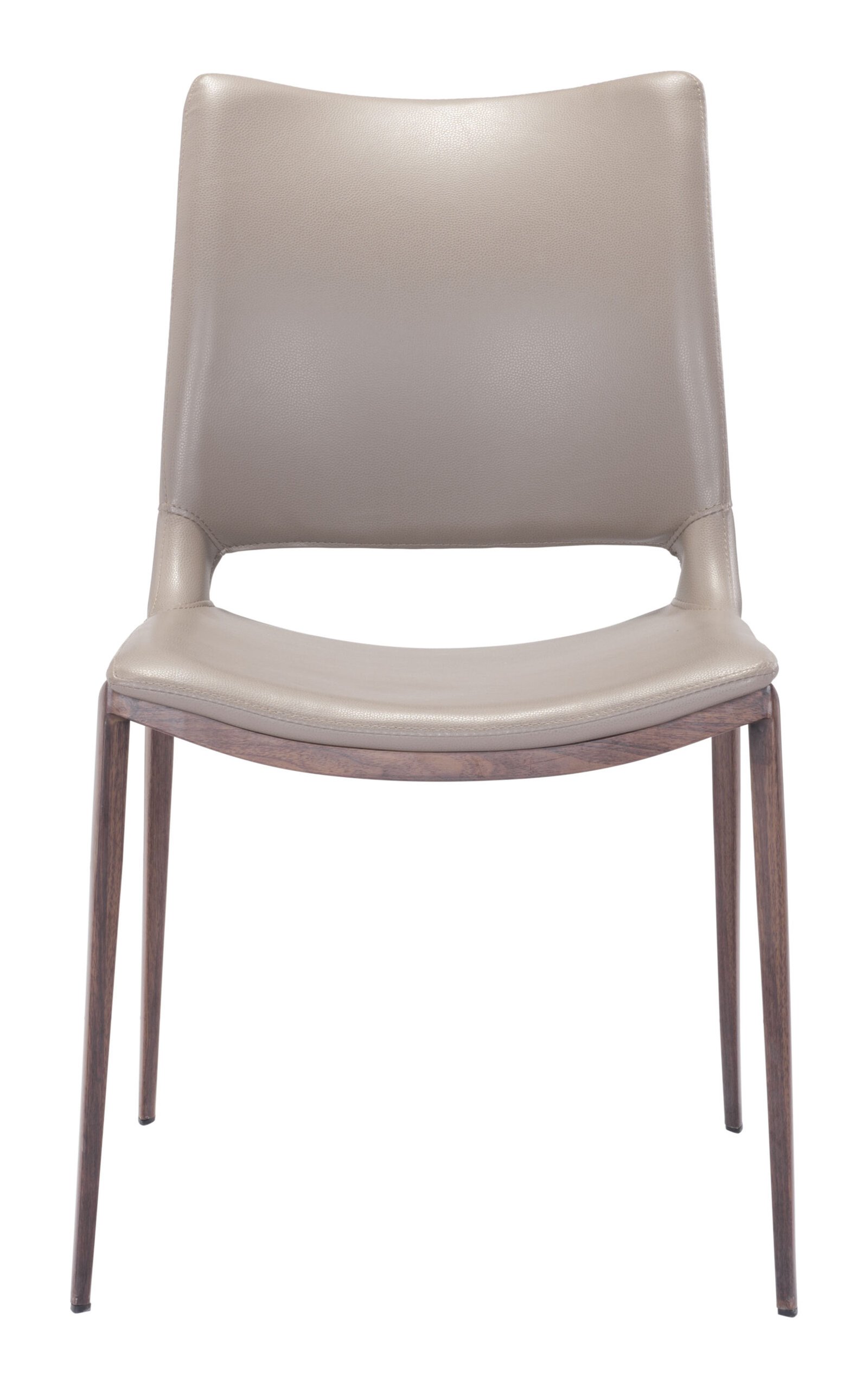 Ace Dining Chair (Set of 2) Brown & Walnut - Image 5