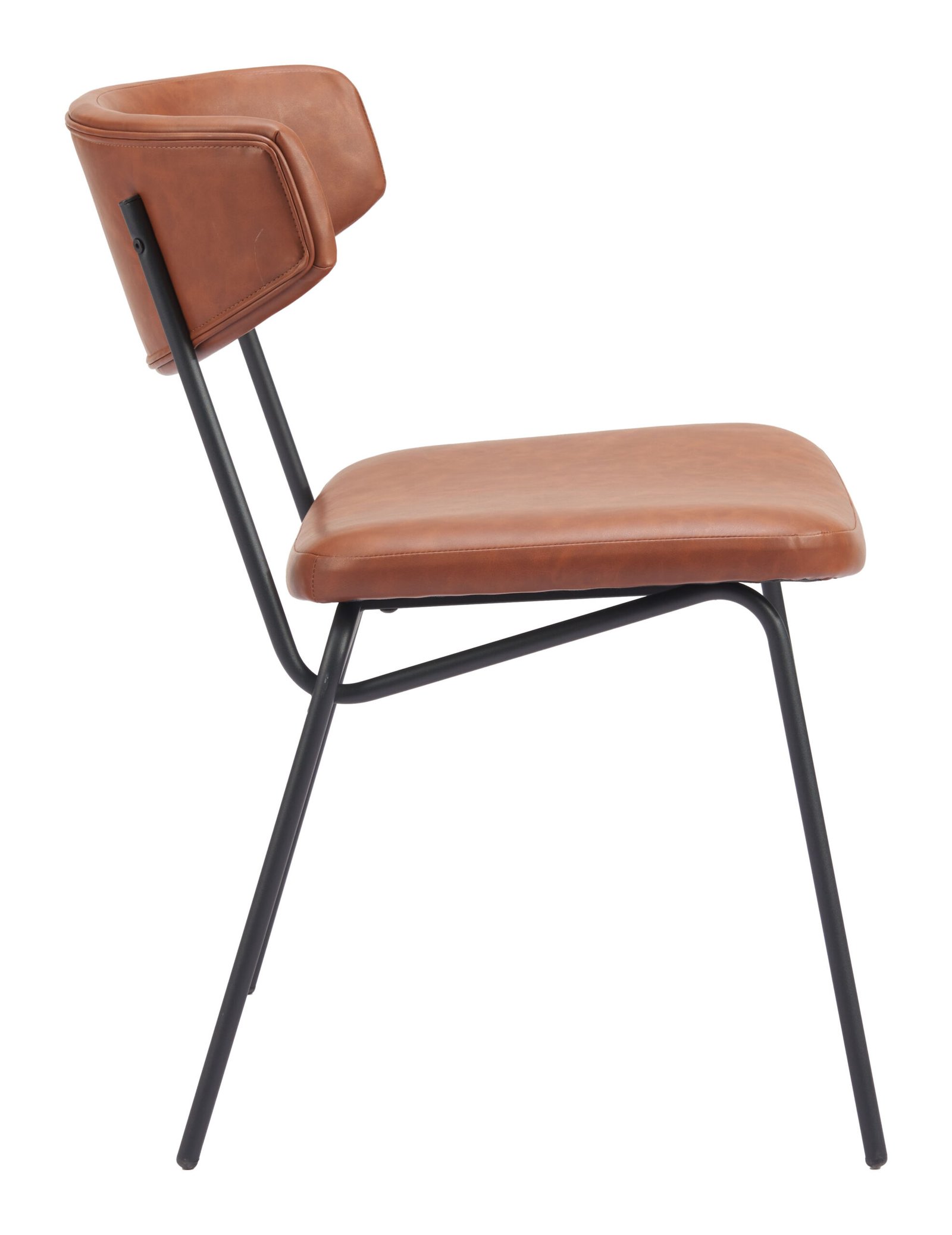 Charon Dining Chair (Set of 2) Vintage Brown - Image 4