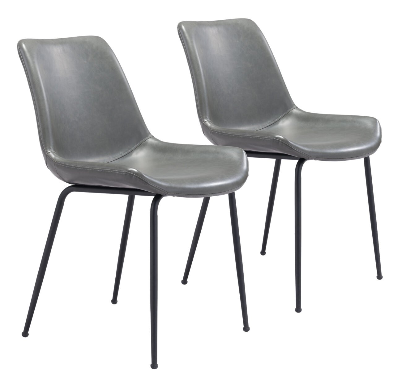 Byron Dining Chair (Set of 2) Gray - Image 12