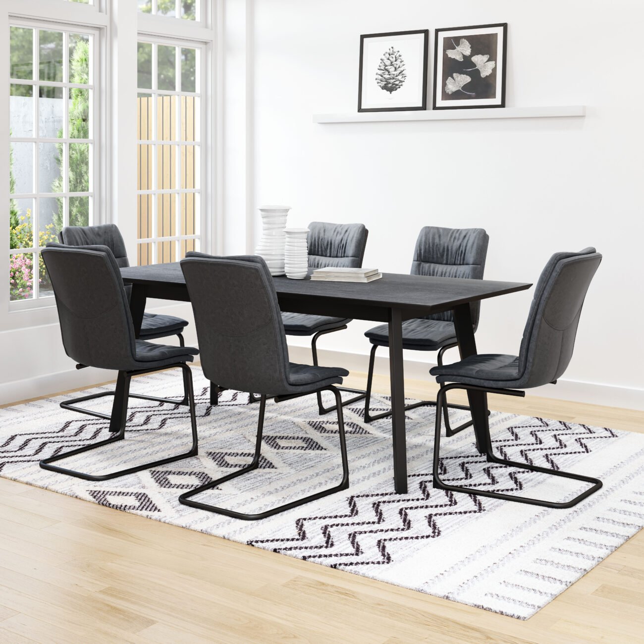 Sharon Dining Chair (Set of 2) Vintage Black - Image 2