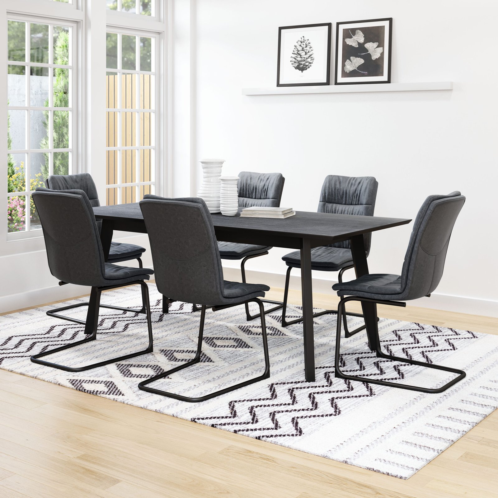 Sharon Dining Chair (Set of 2) Vintage Black - Image 2