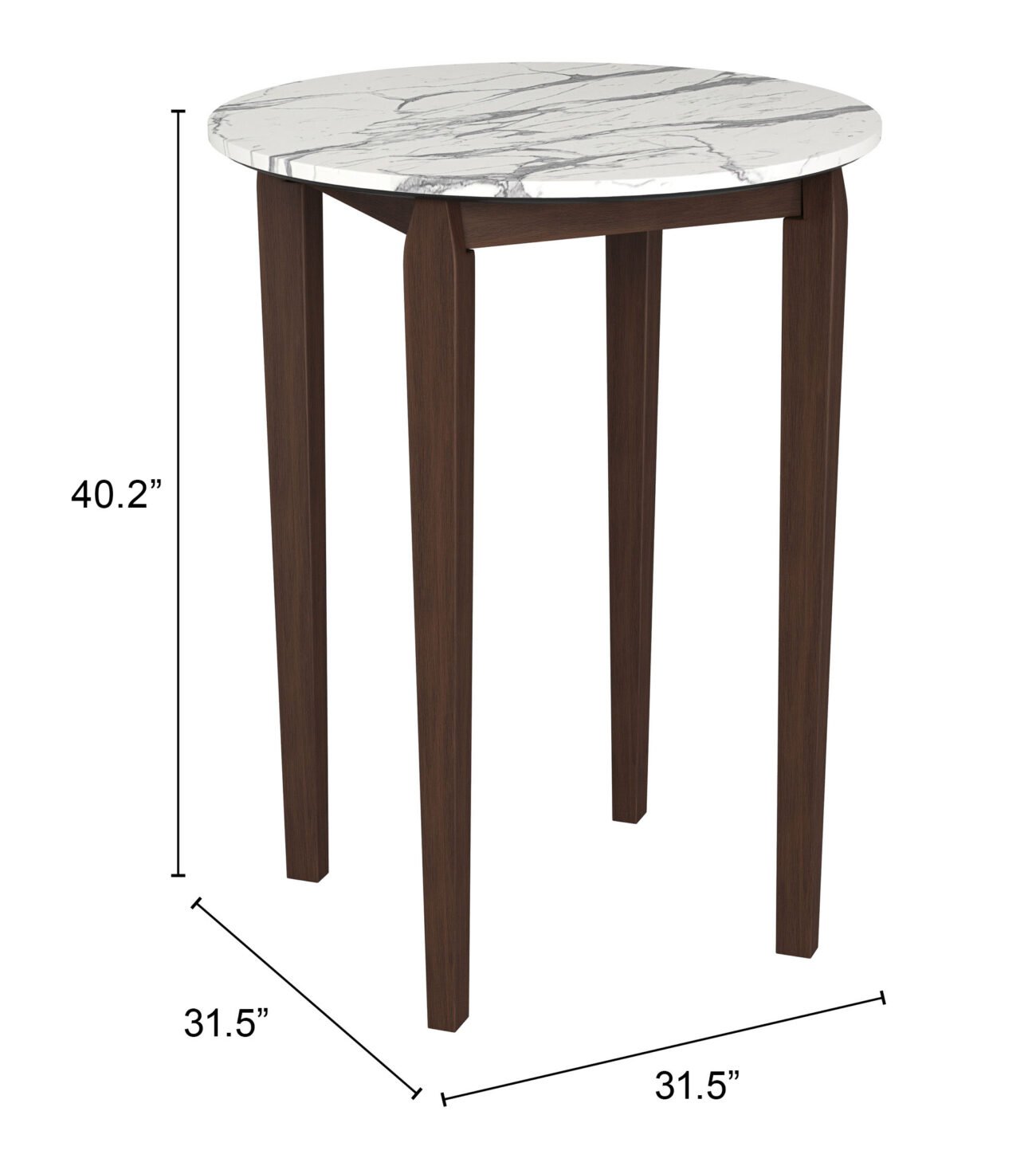 Vernon Bar Table White - Image 7