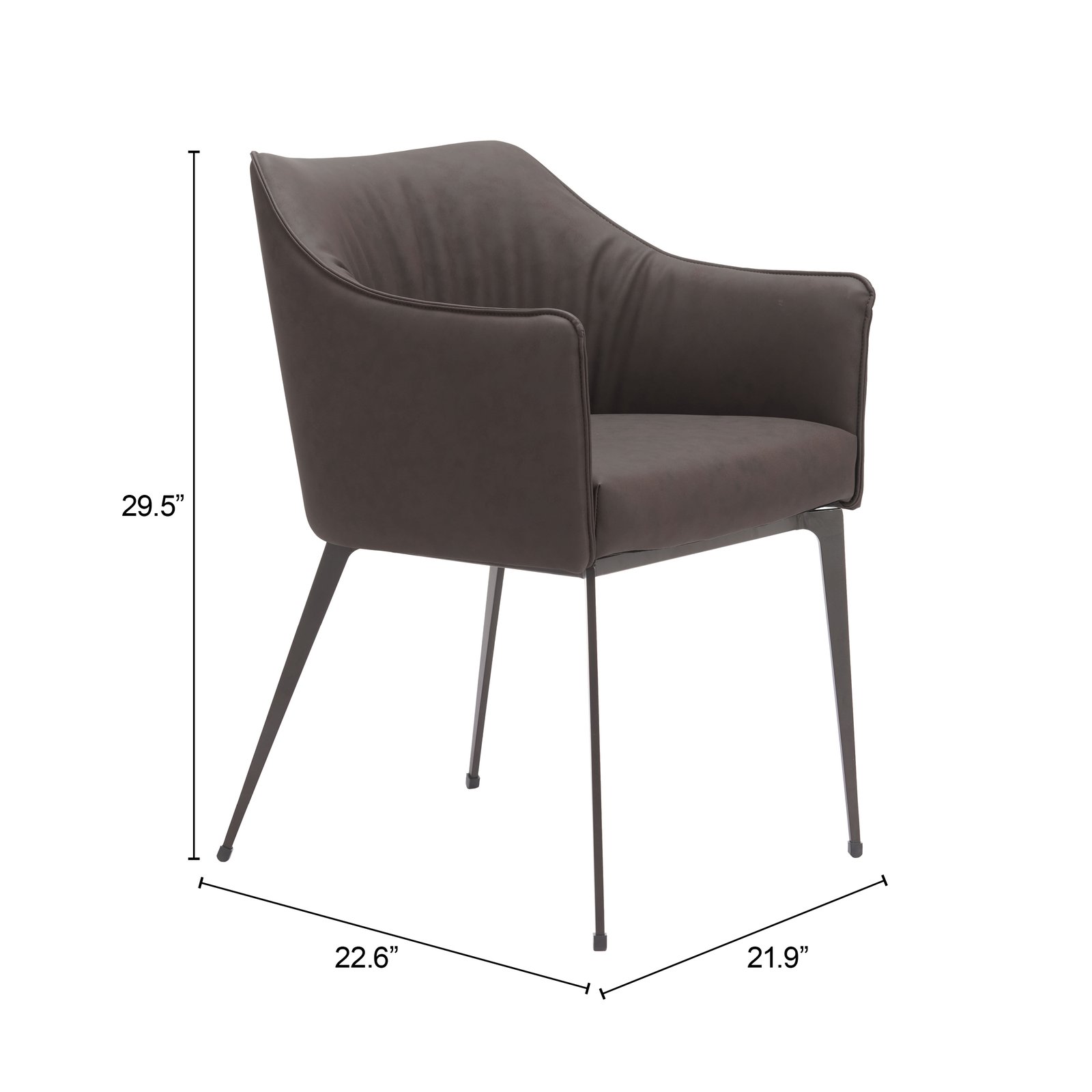 Belmont Dining Chair (Set of 2) Brown - Image 8