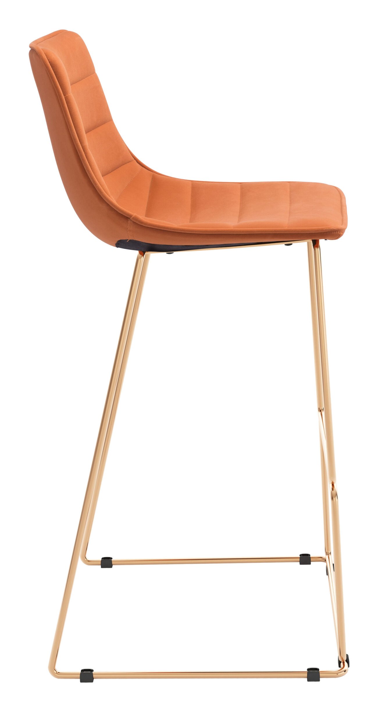 Adele Barstool (Set of 2) Orange & Gold - Image 4