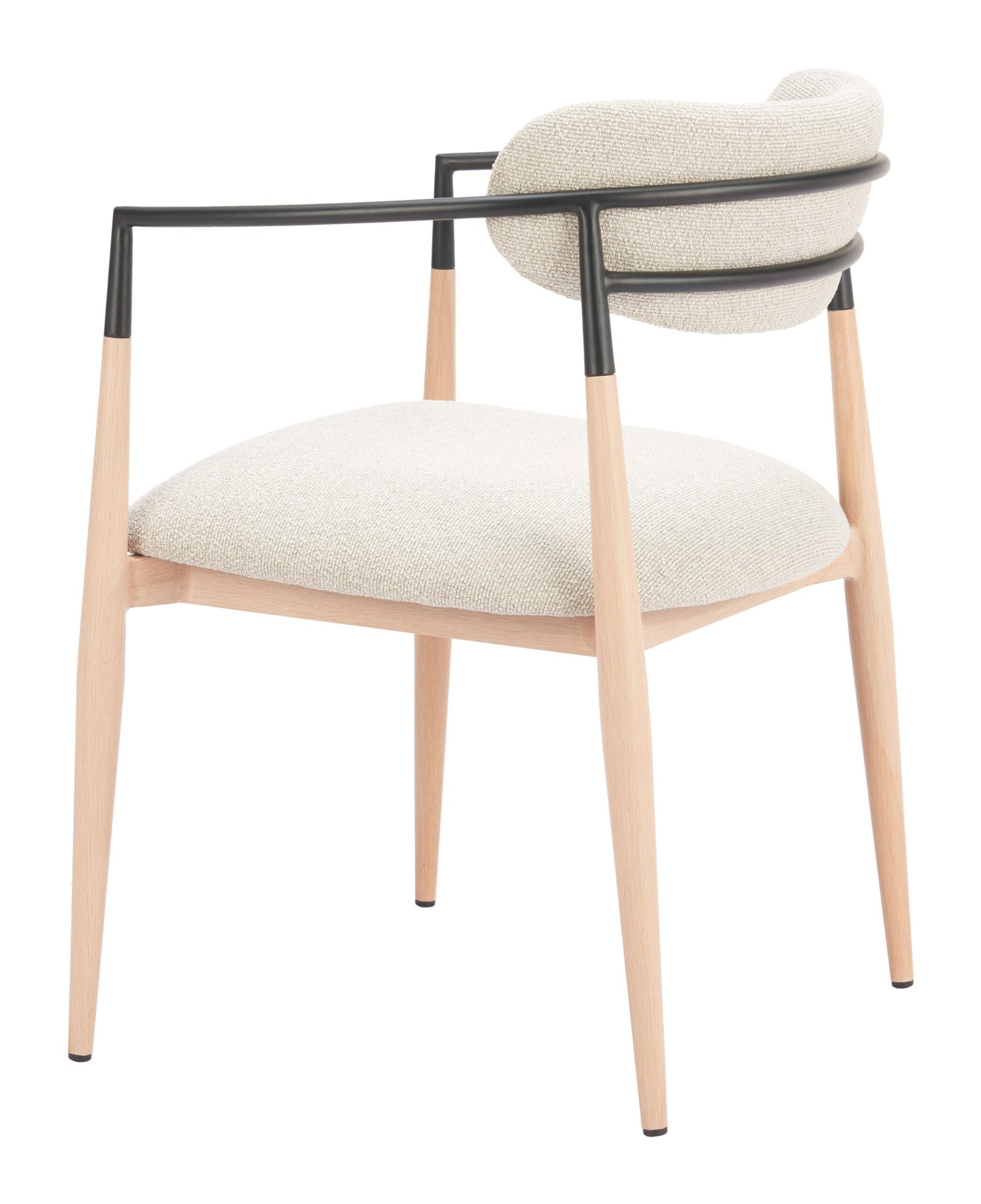 Equinox Dining Chair (Set of 2) Oyster Gray & Natural - Image 8