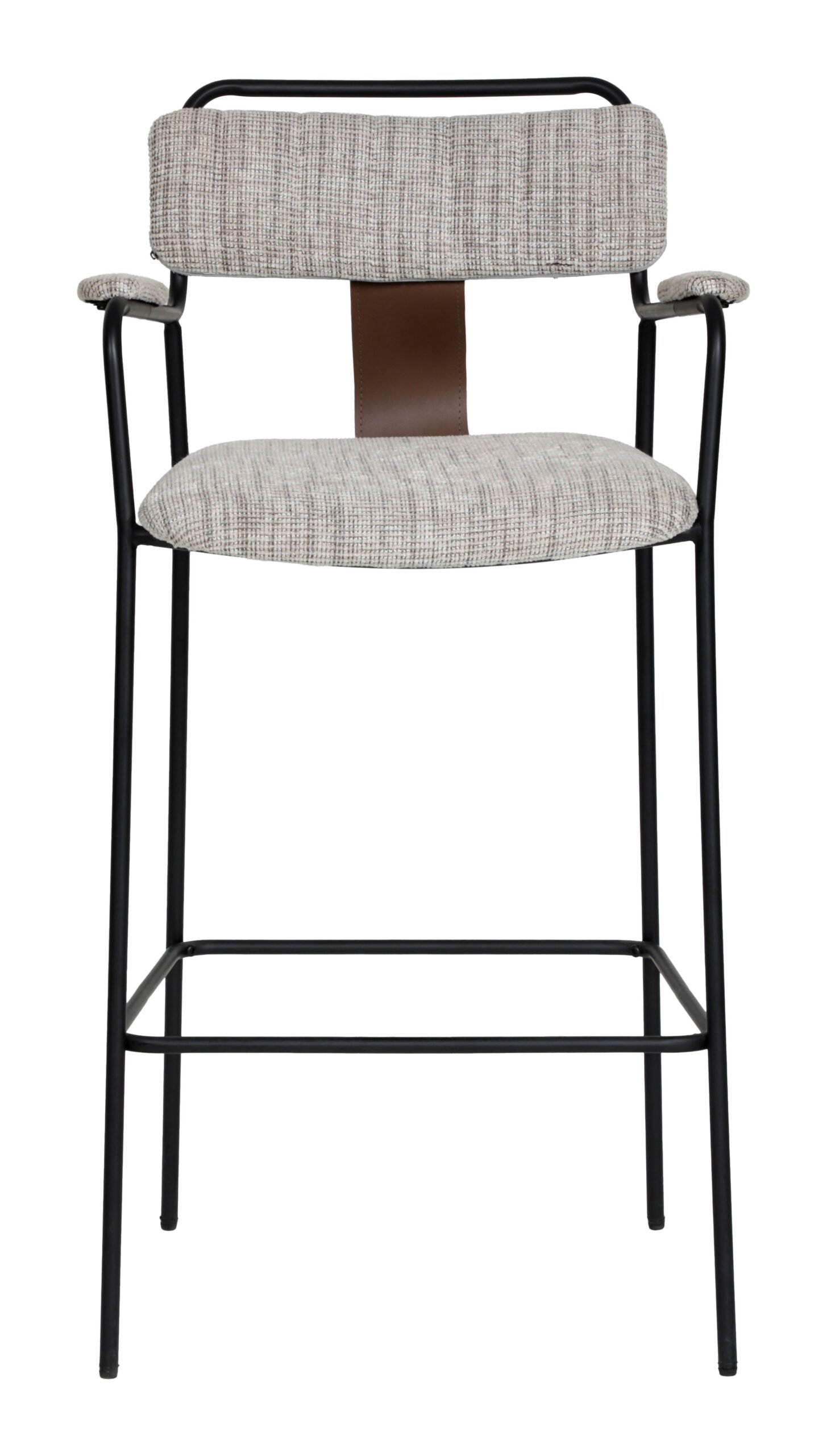 Couva Barstool (Set of 2) Gray Tweed - Image 3
