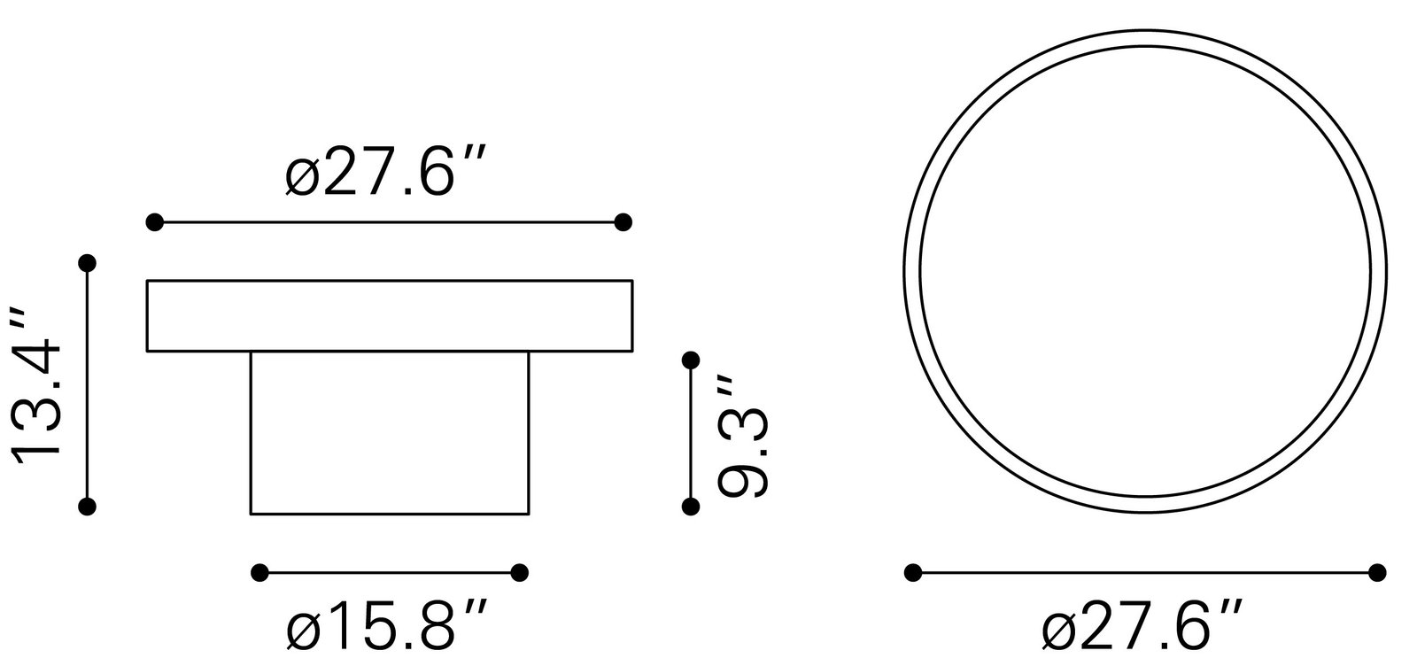 Watson Coffee Table Black - Image 7