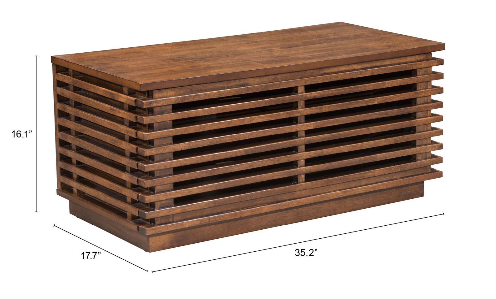 Linea Narrow Entertainment Stand Walnut - Image 9