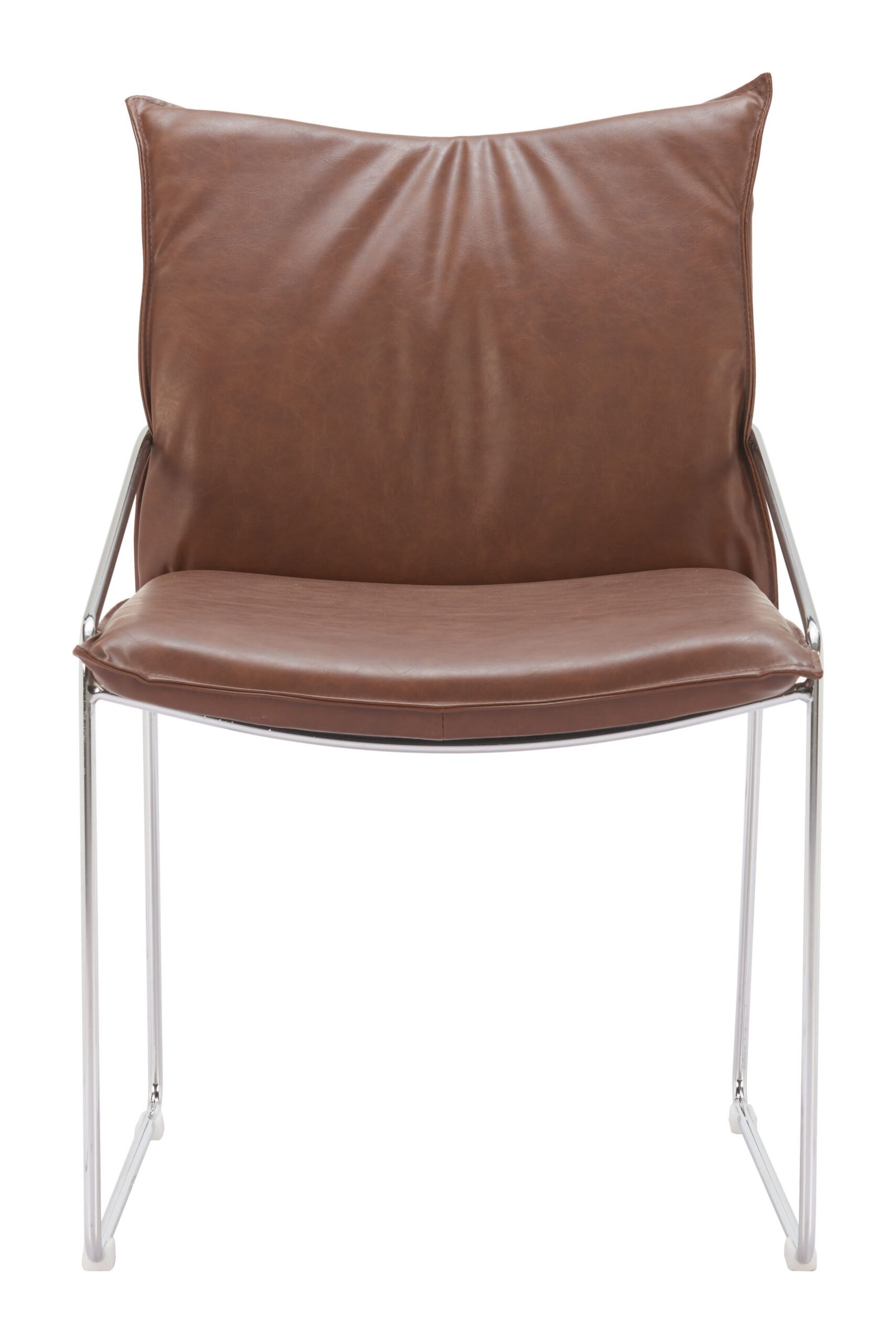 Pola Dining Chair (Set of 2) Brown - Image 3