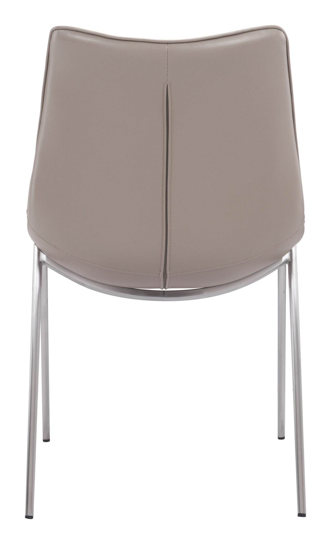 Magnus Dining Chair (Set of 2) Brown & Silver - Image 7