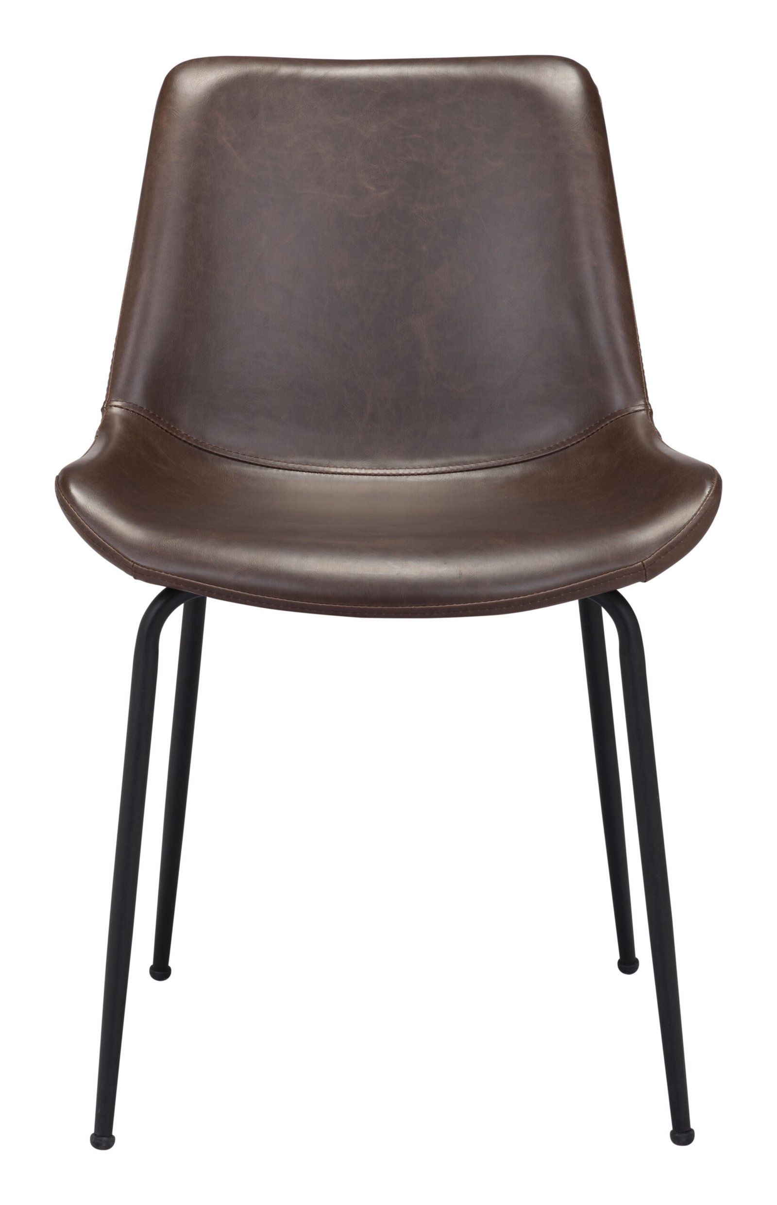 Byron Dining Chair (Set of 2) Brown - Image 5