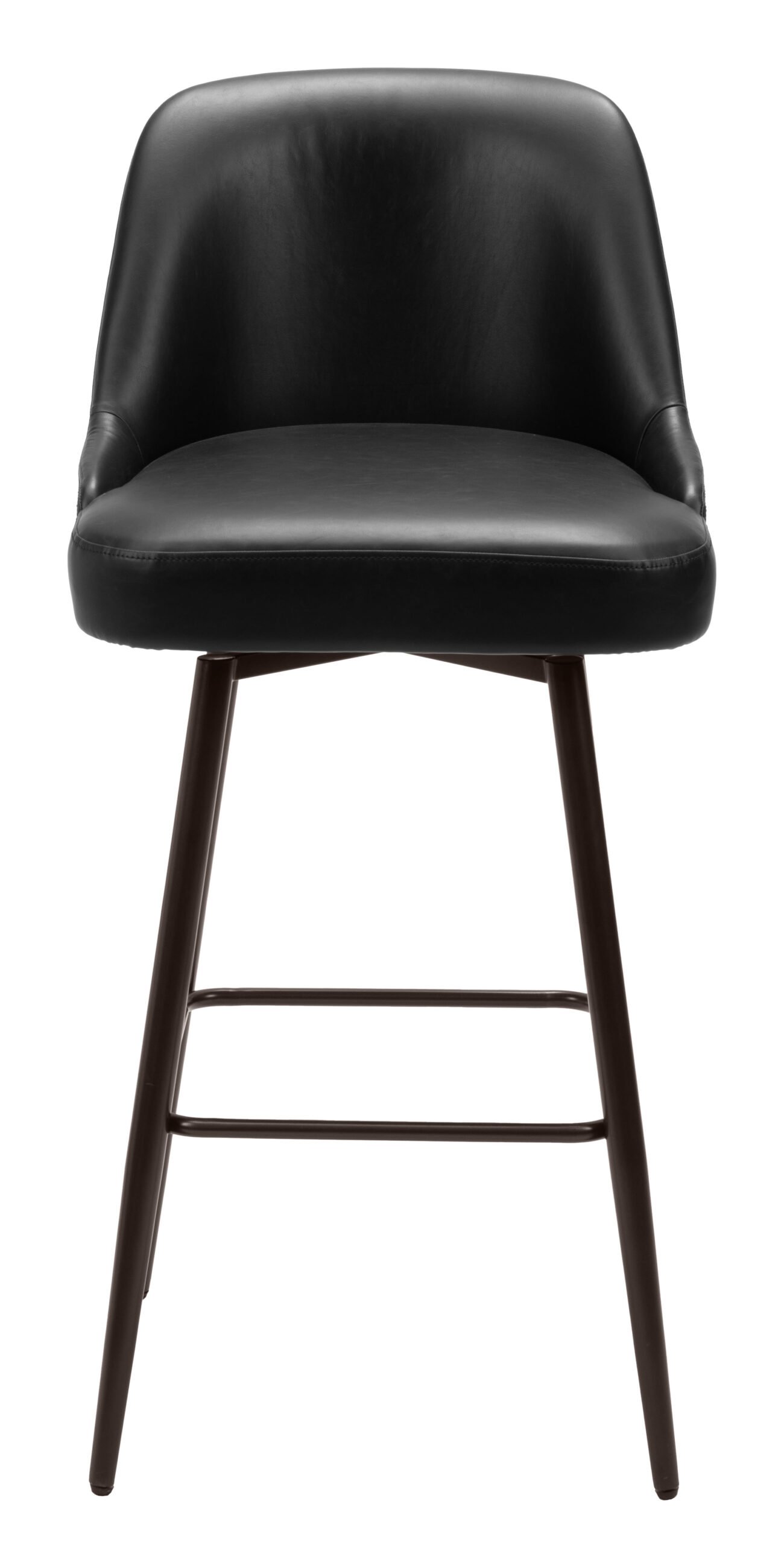 Keppel Swivel Barstool Black & Bronze - Image 4