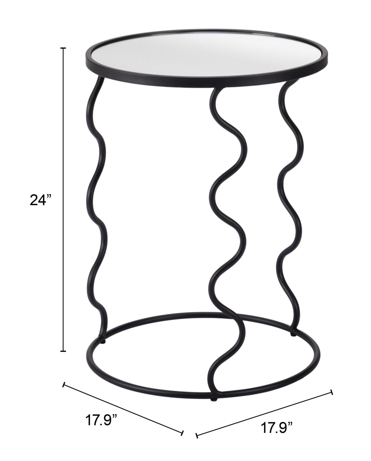 Bastia Side Table Black - Image 8