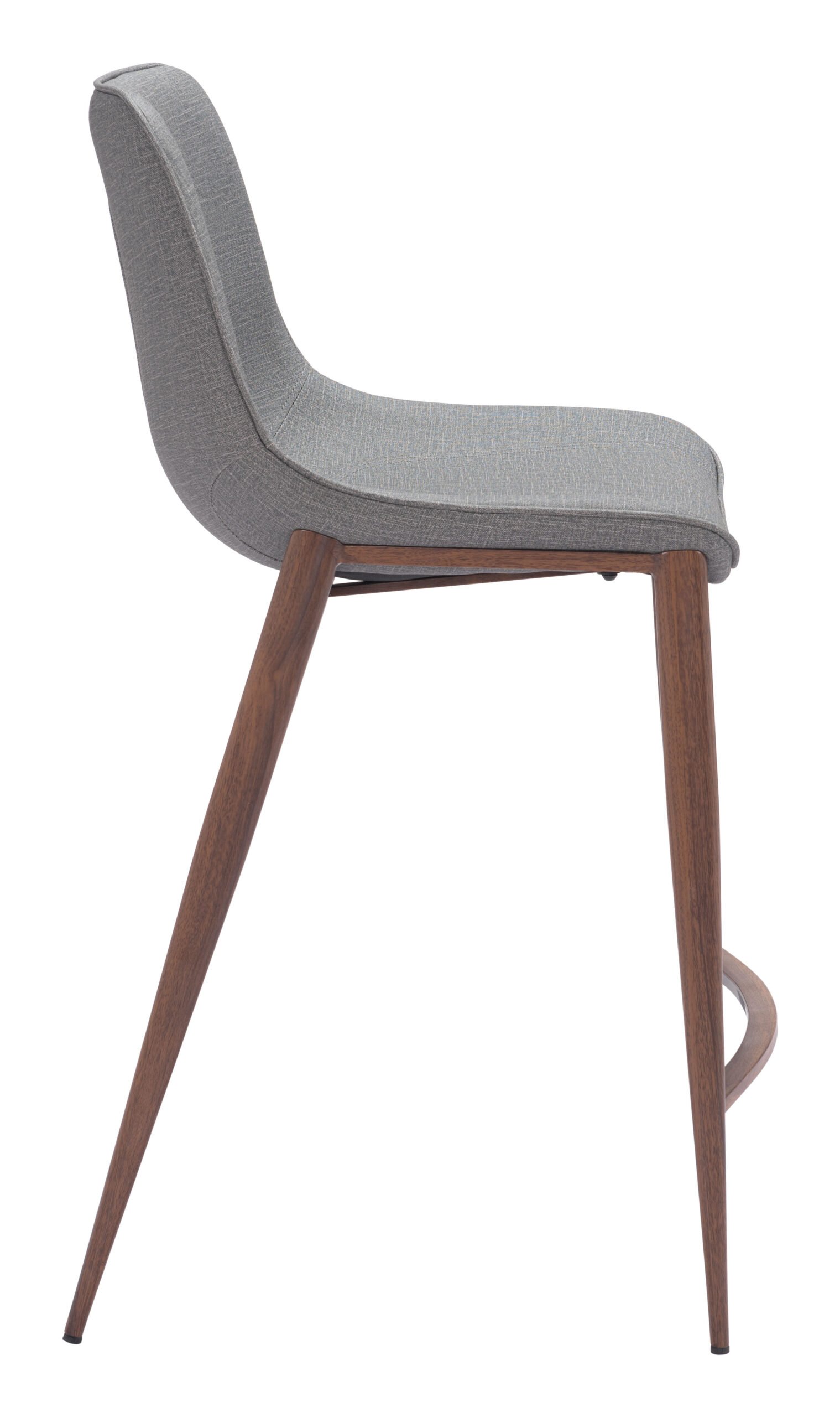 Magnus Counter Stool (Set of 2) Slate Gray & Walnut - Image 3