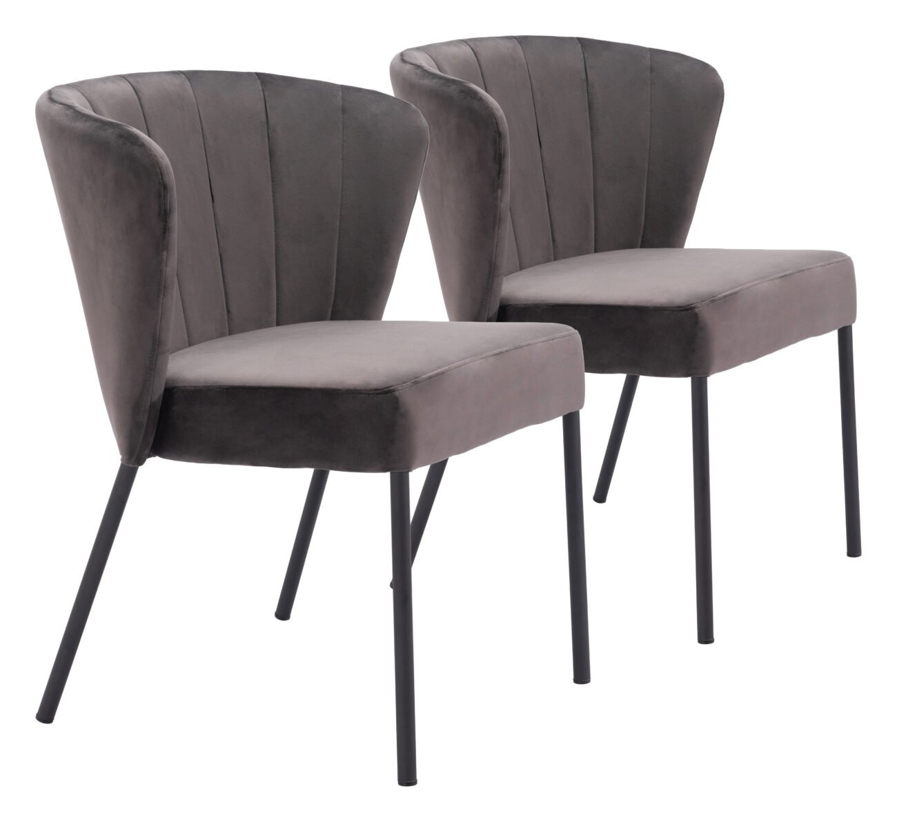 Aimee Dining Chair (Set of 2) Gray - Image 13