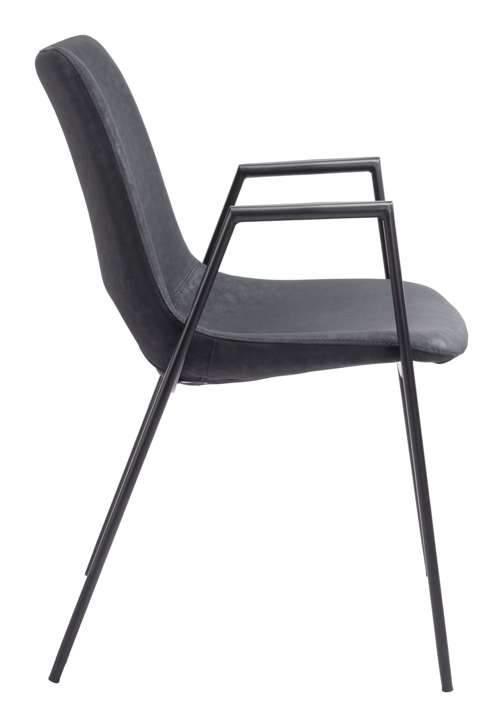Desi Dining Chair (Set of 2) Black - Image 4
