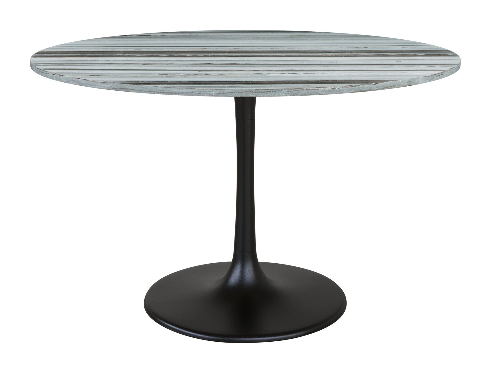 Central City Dining Table Gray & Black - Image 2
