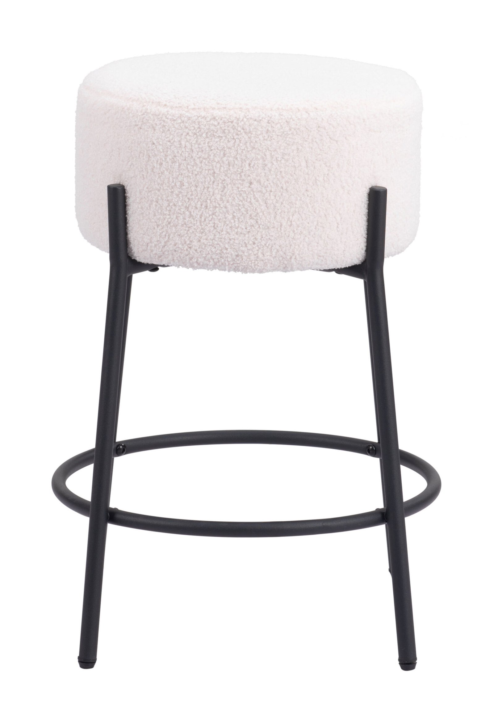 Blanche Counter Stool (Set of 2) Ivory - Image 4