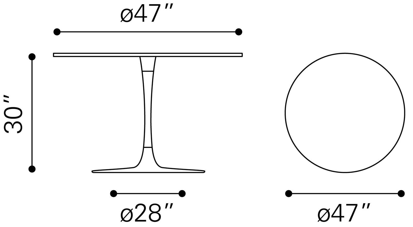 Phoenix Dining Table White - Image 12