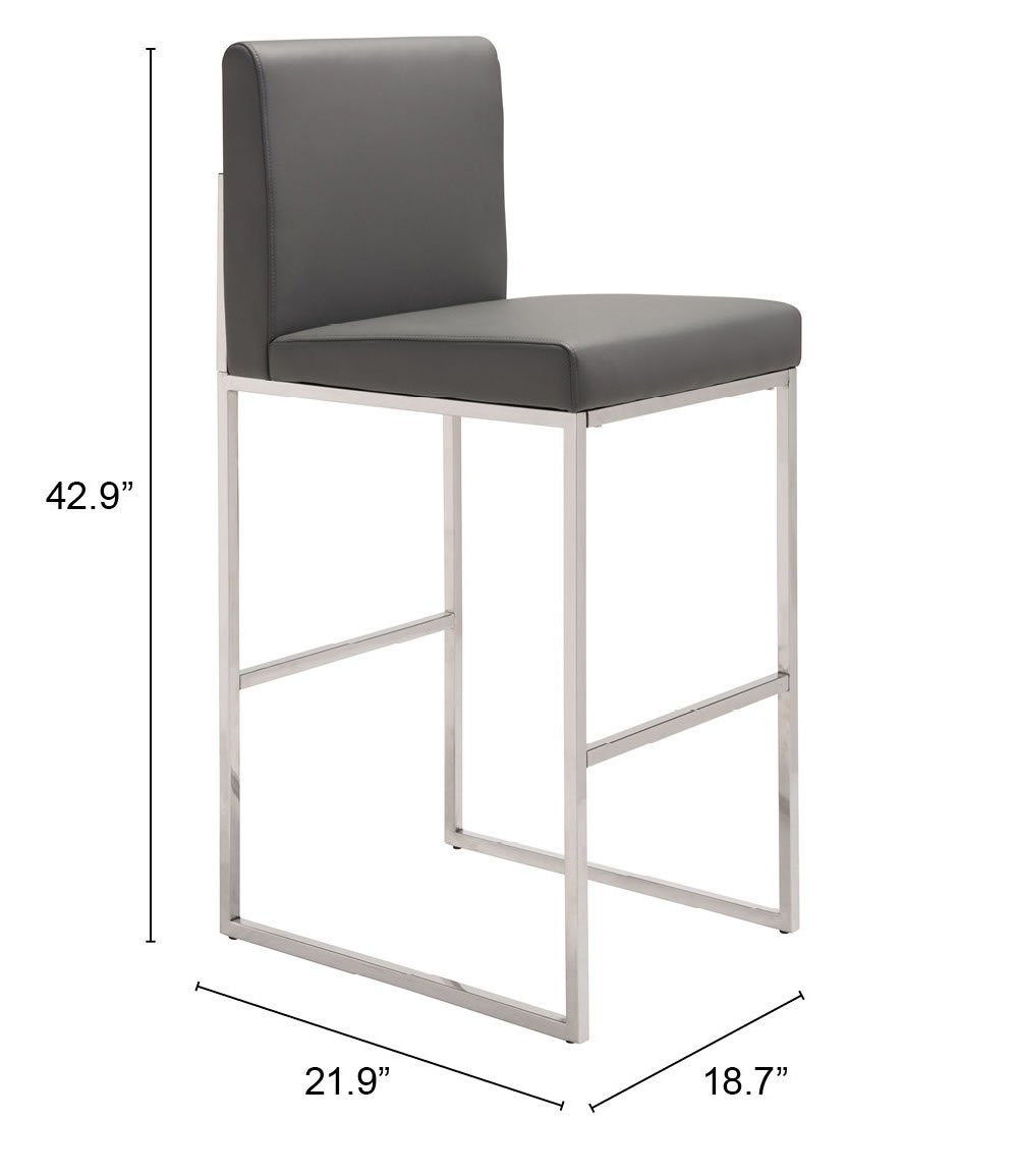Genoa Barstool Gray - Image 9