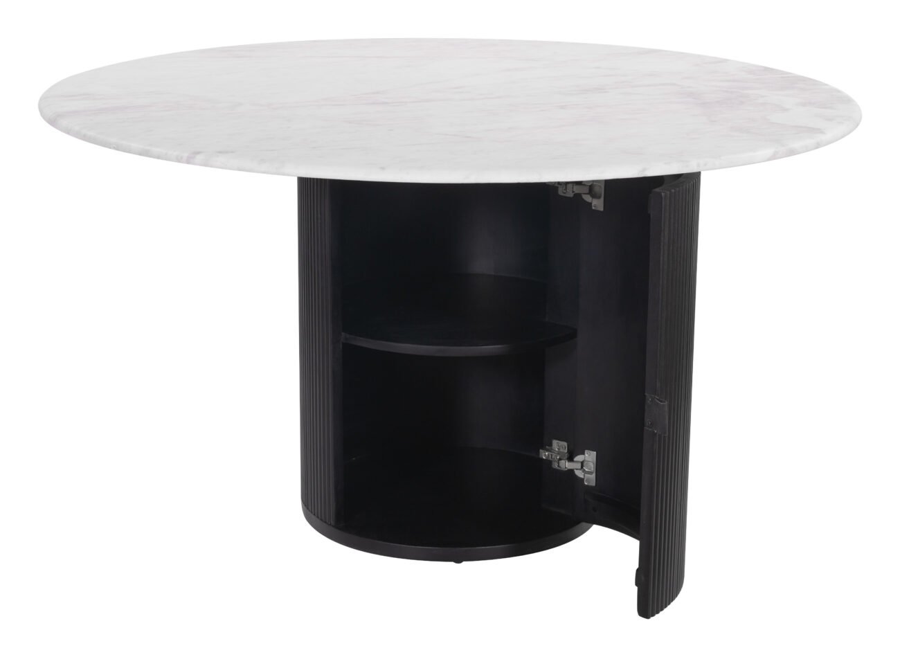 Izola Dining Table White & Black - Image 7