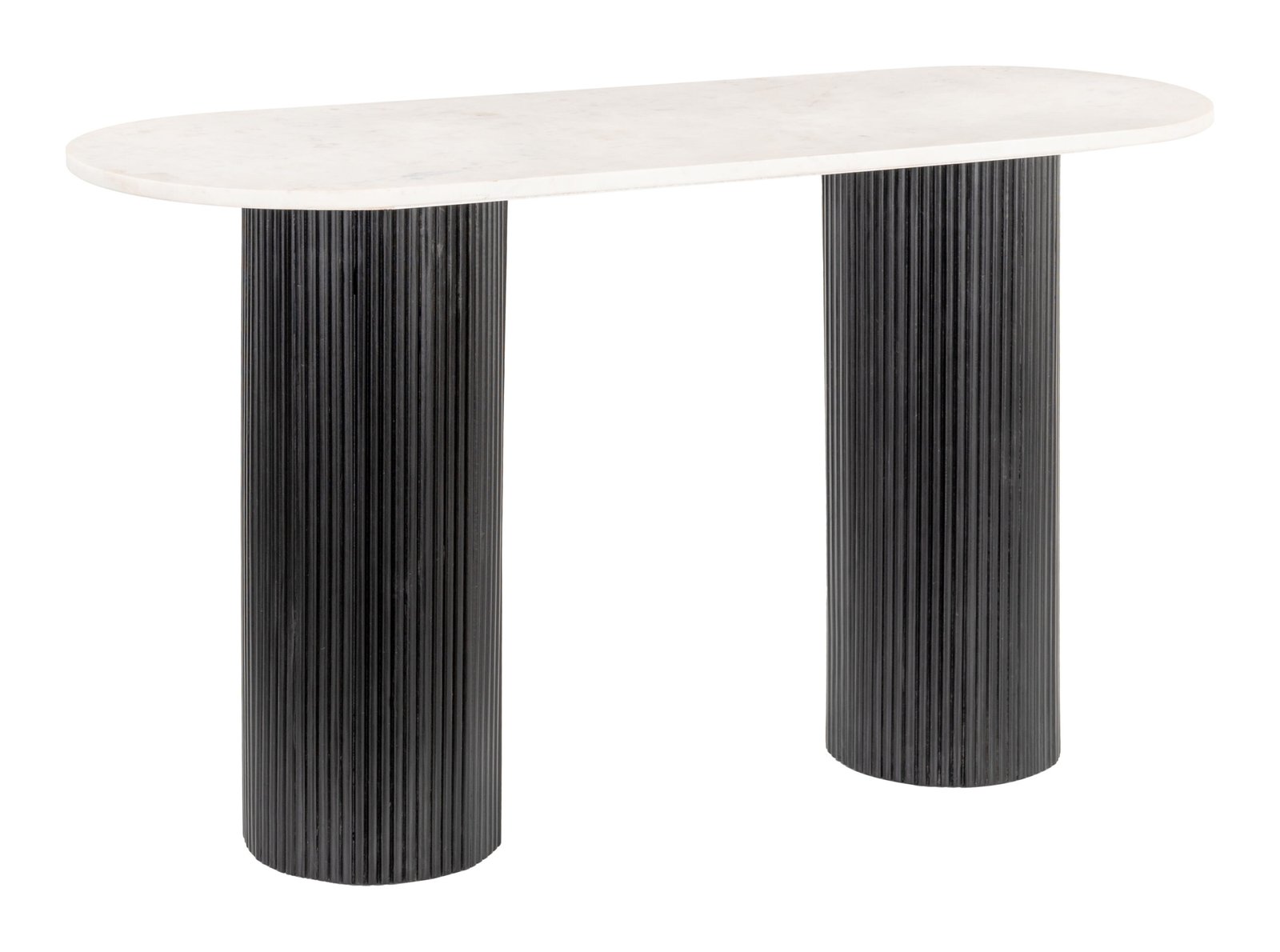 Izola Console Table White & Black - Image 3
