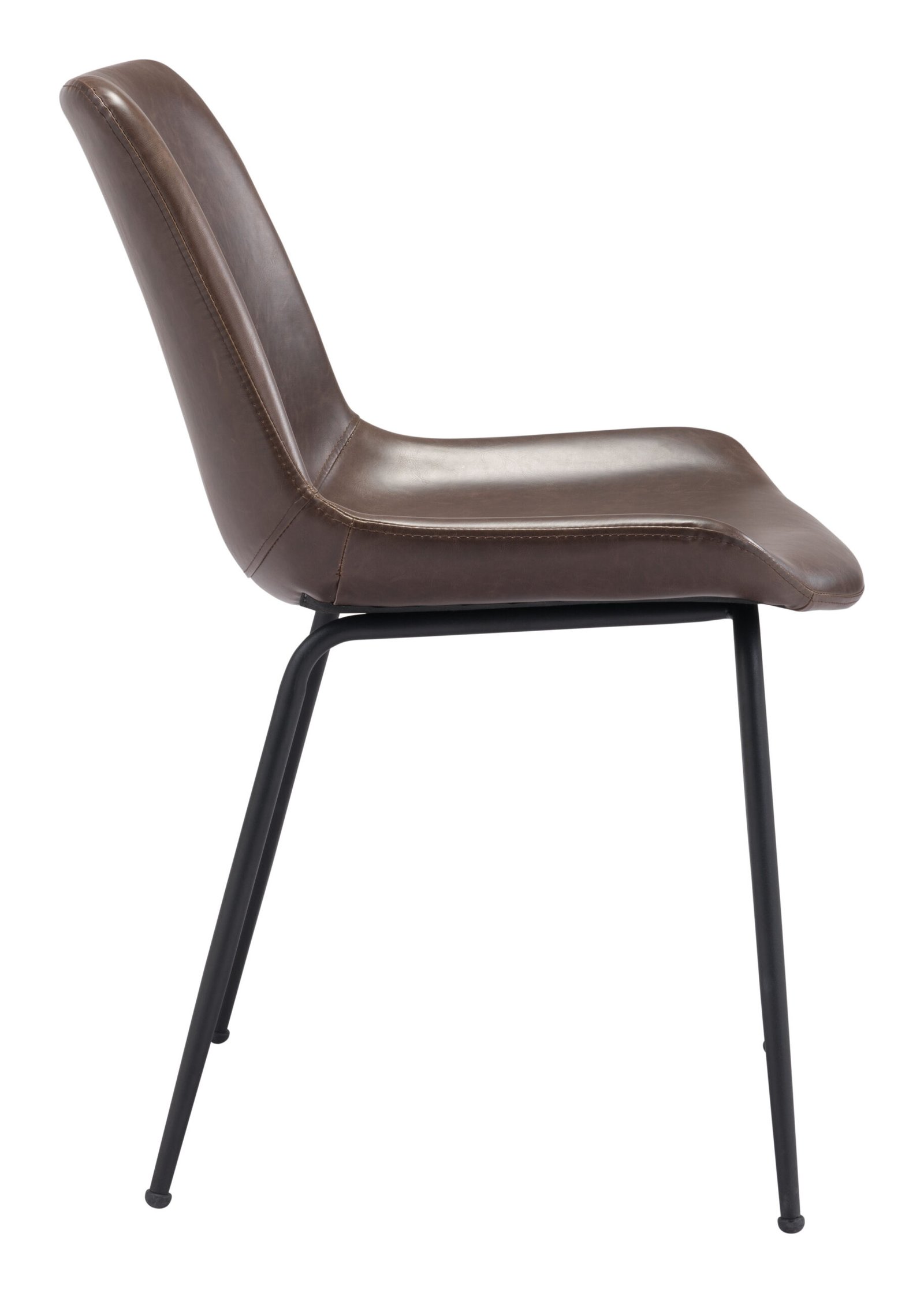 Byron Dining Chair (Set of 2) Brown - Image 4