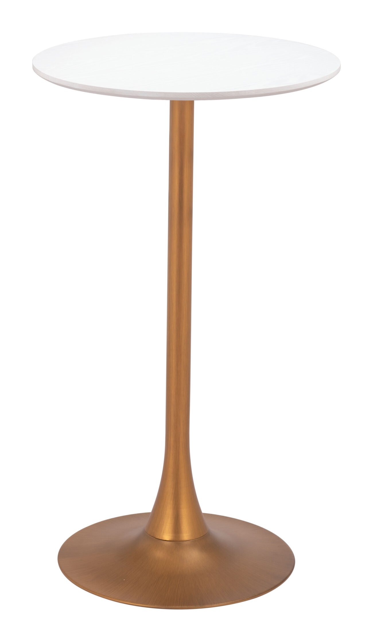 Auray Bar Table White & Gold - Image 2